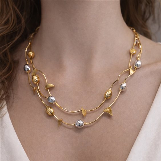 Halskette Cianfrone Gioielli Dame in Gold COOR-98-198 - COOR-98-198